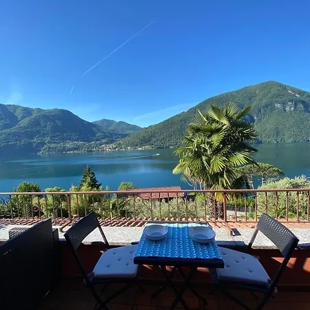 Apartamento Cosy Penthouse With Stunning View On Lugano *