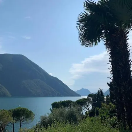 Cosy Penthouse With Stunning View On Lugano Apartamento Cima