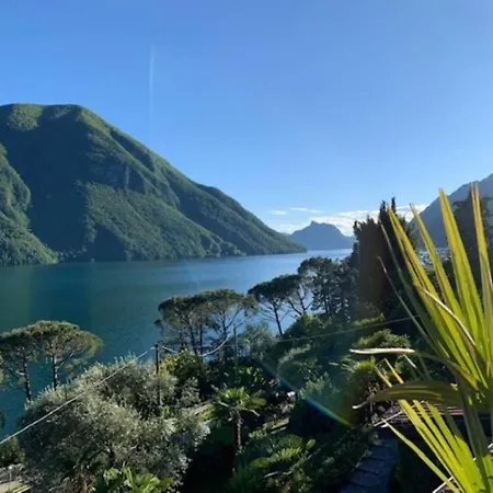 Apartamento Cosy Penthouse With Stunning View On Lugano Cima