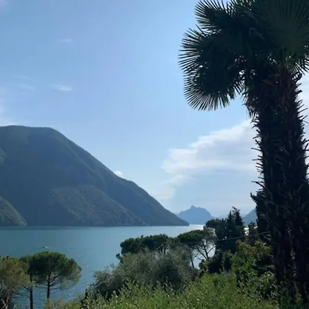 Cosy Penthouse With Stunning View On Lugano Apartament Cima